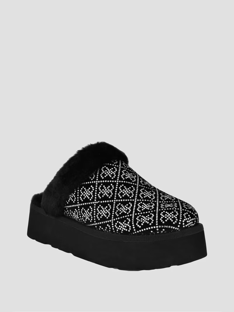 Danikas Rhinestone Quattro G Slides