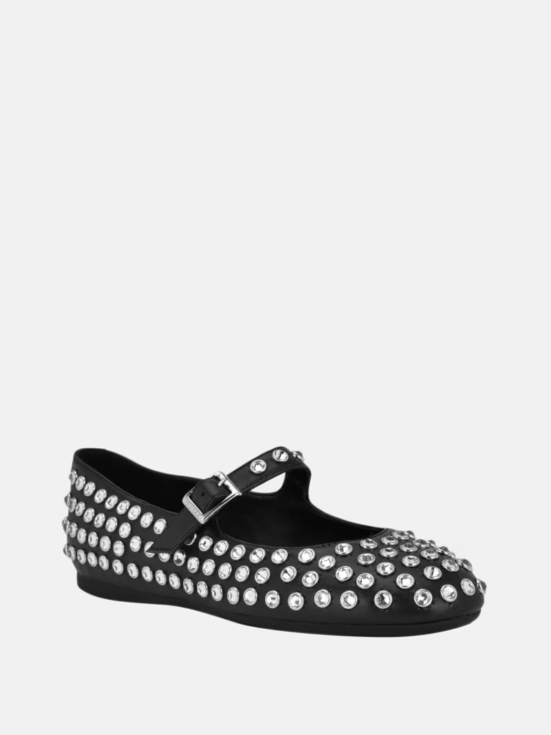 Kalidal Rhinestone Ballet Flats