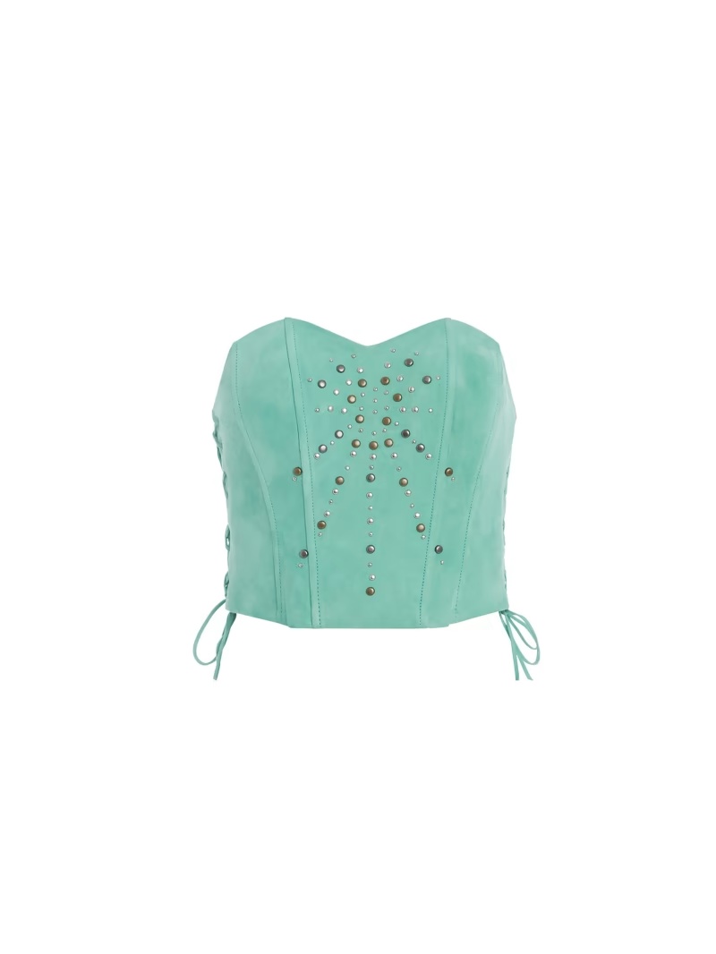 Lace-Up Bustier Top