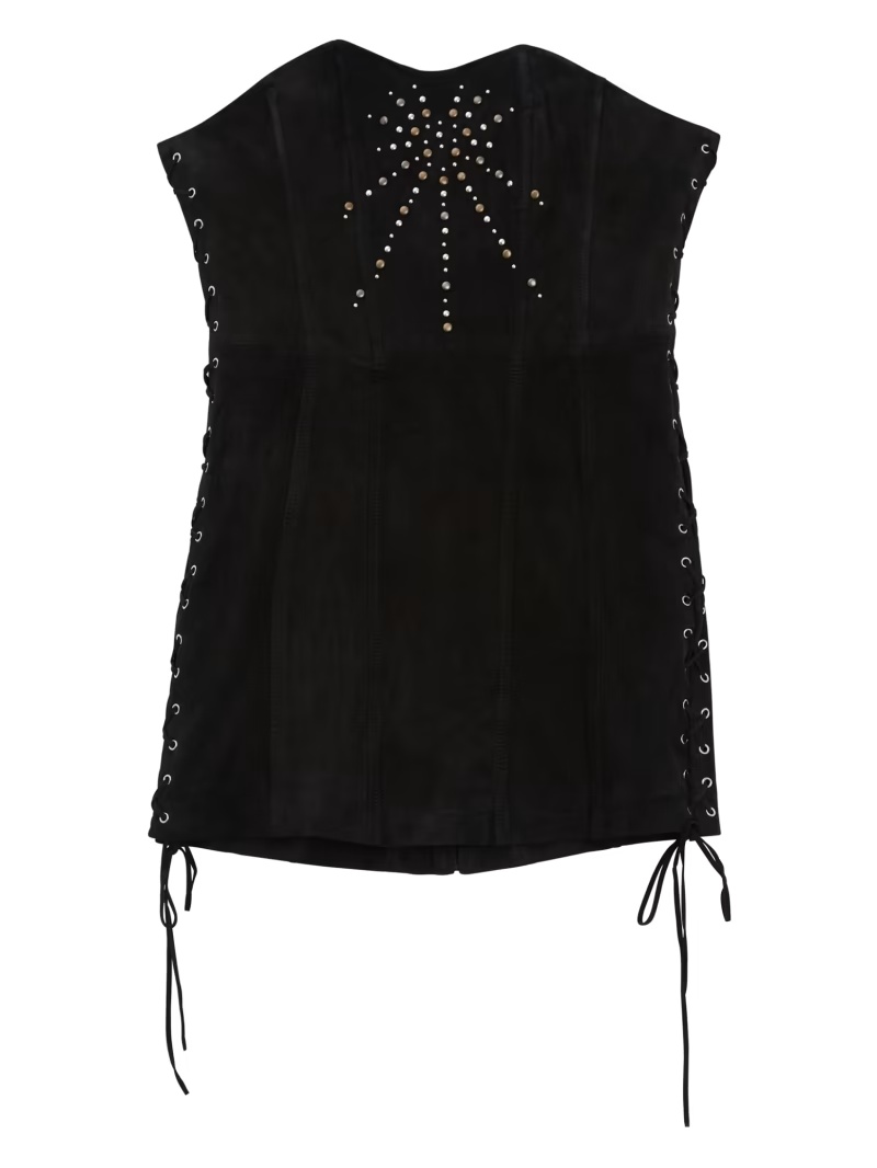 Lace-Up Bustier Dress
