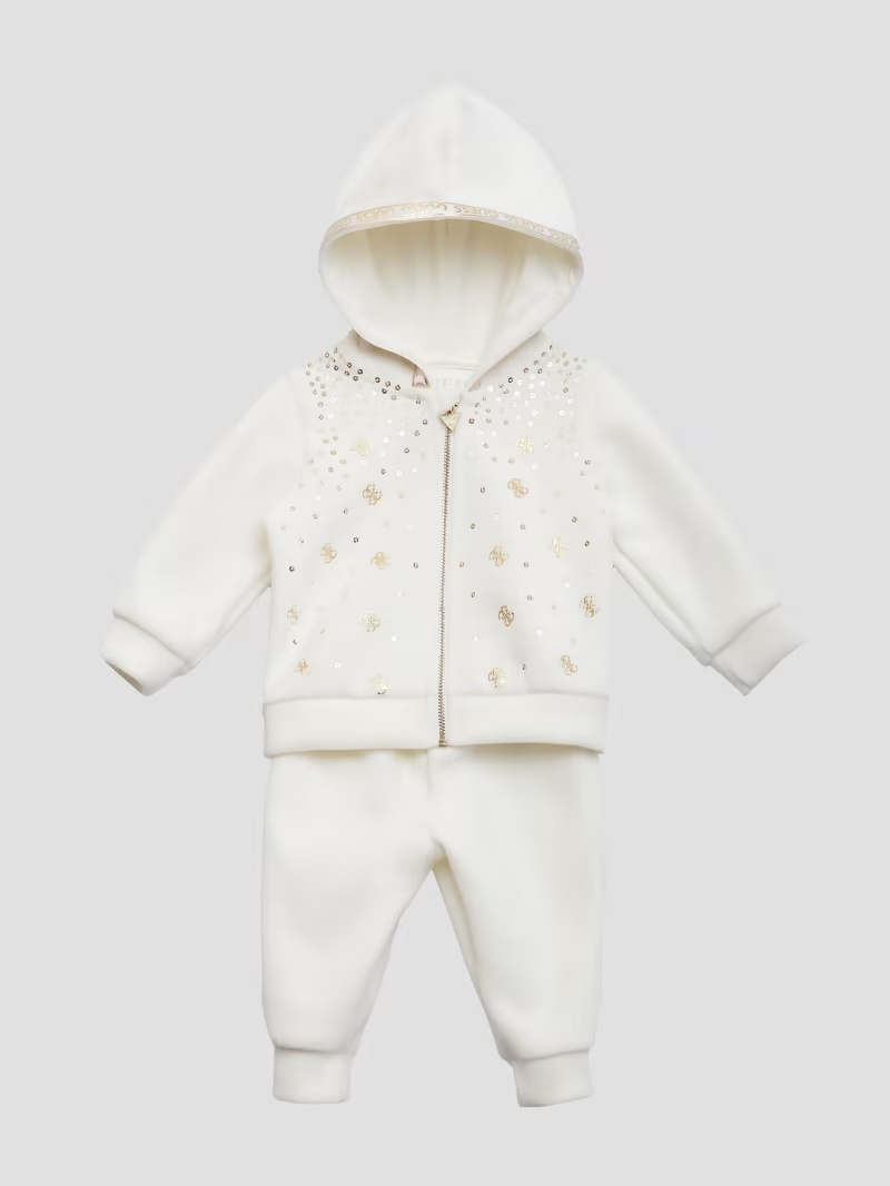 Velour Zip Hoodie and Pants Set (0-24M)