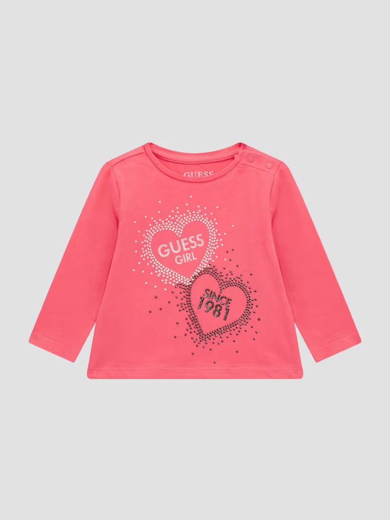Hearts Long-Sleeve Tee (0-24M)