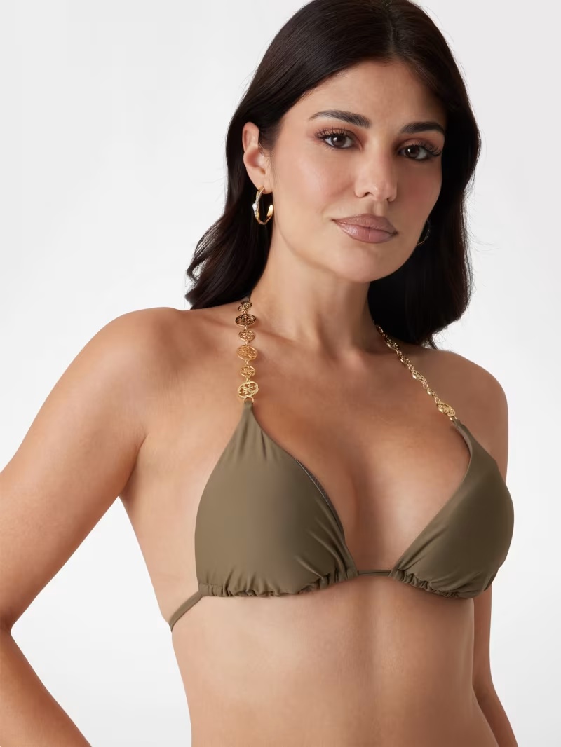 Eco Padded Triangle Bikini Top