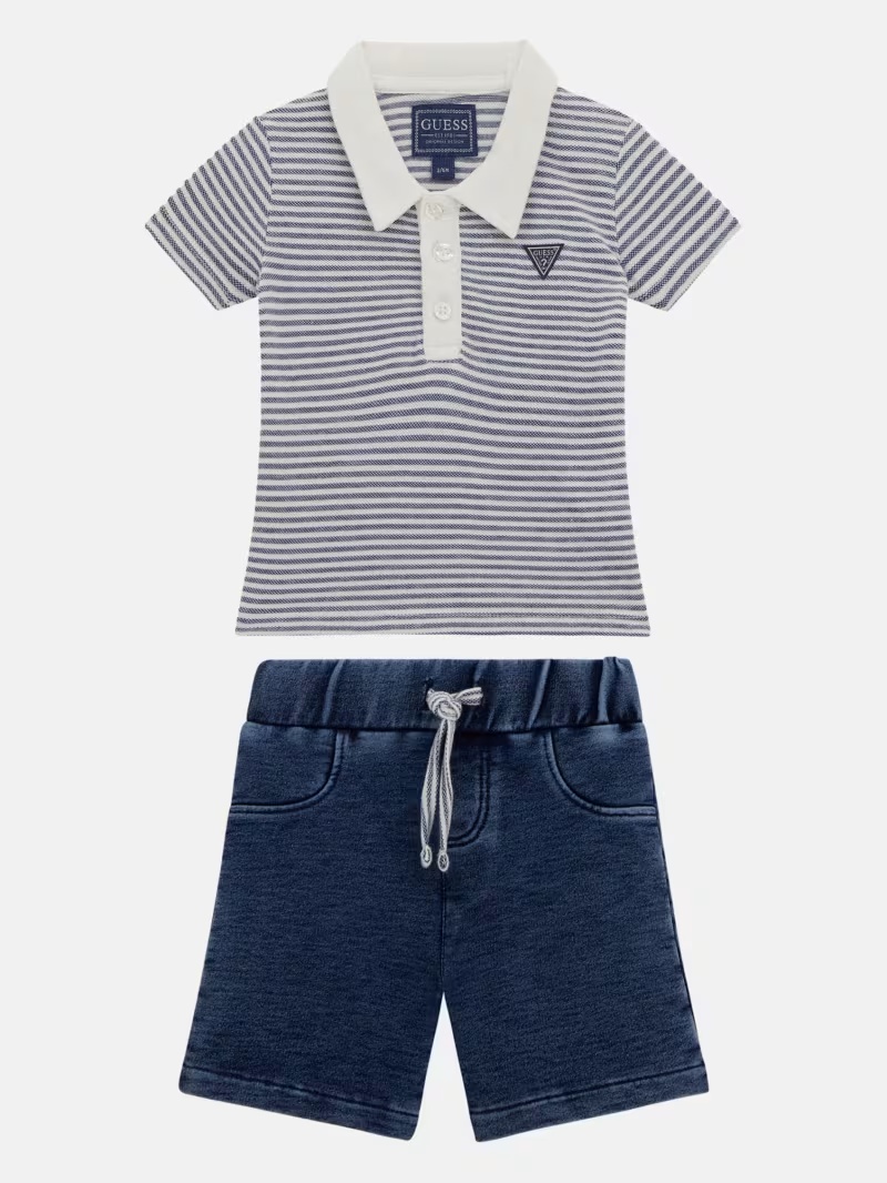 Eco Piquet Tee and Shorts Set (0-24M)