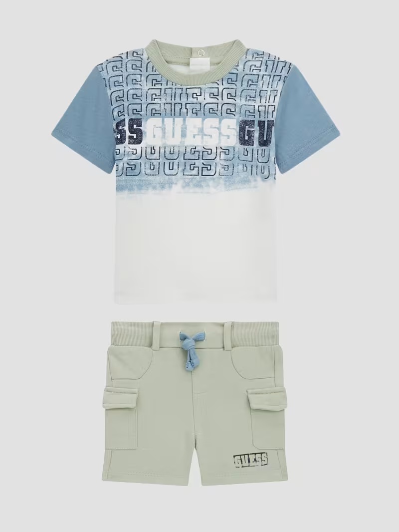 Eco Active Logo Tee and Shorts Set (0-24M)
