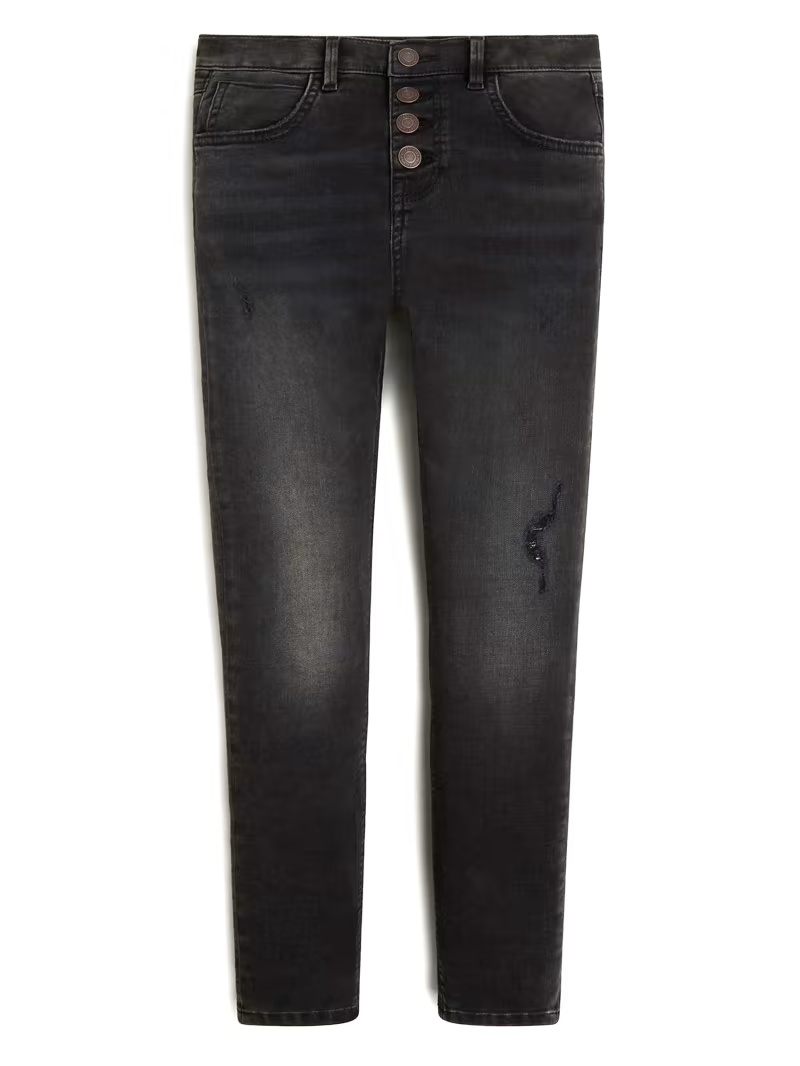 Button-Fly Skinny Jeans (7-14)