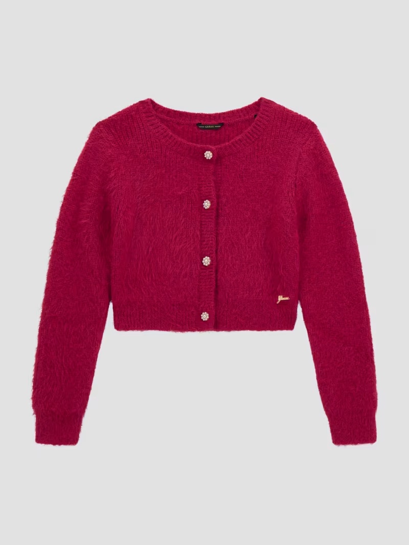Fuzzy Cardigan (7-16)