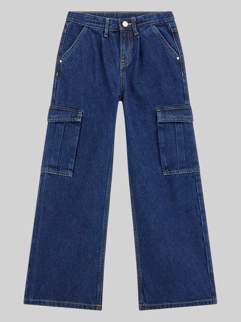 Denim Cargo Pants (7-16)