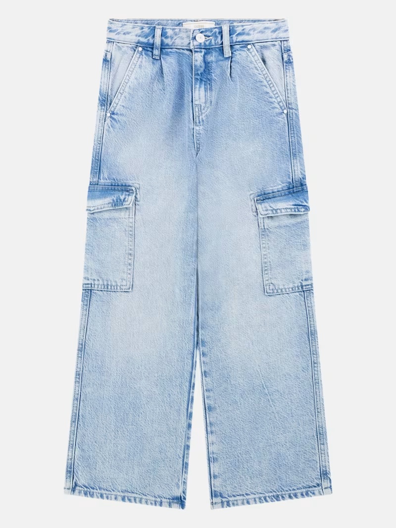 Eco Denim Cargo Pants (7-16)