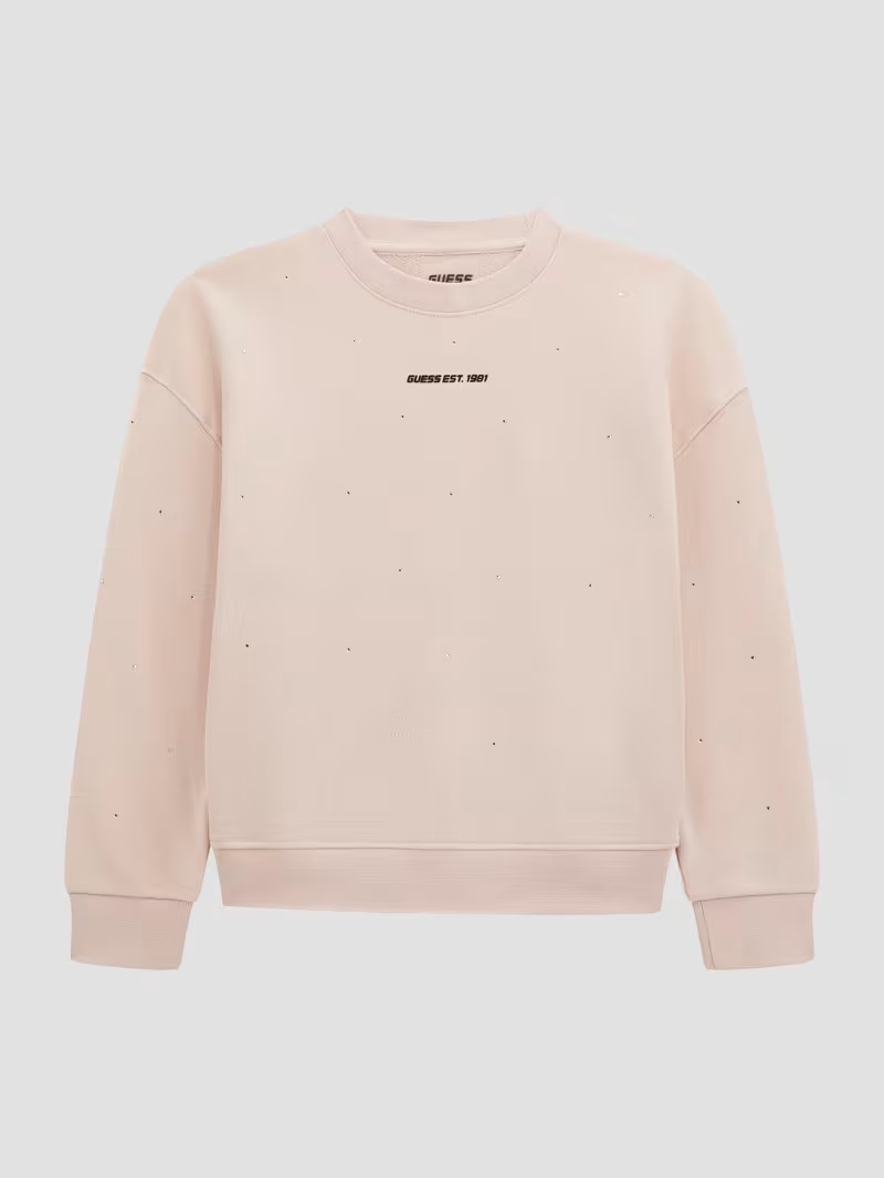 Mini Me Rhinestone Active Sweatshirt (8-16)