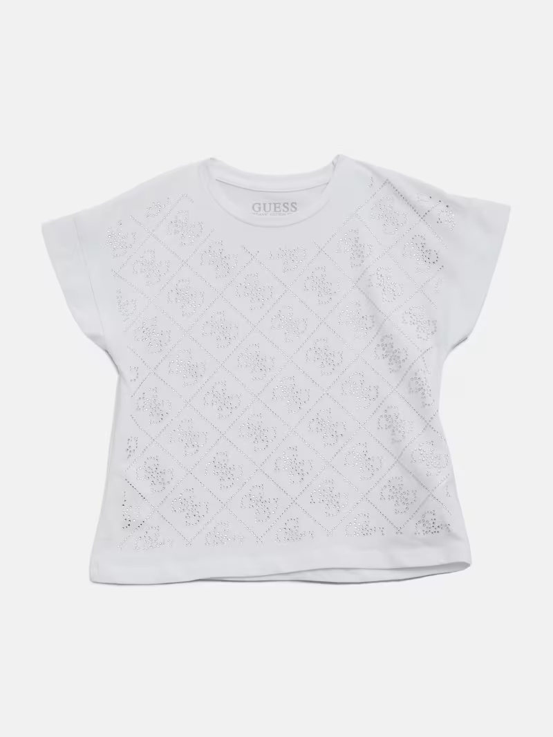 Rhinestone Midi Tee (7-16)
