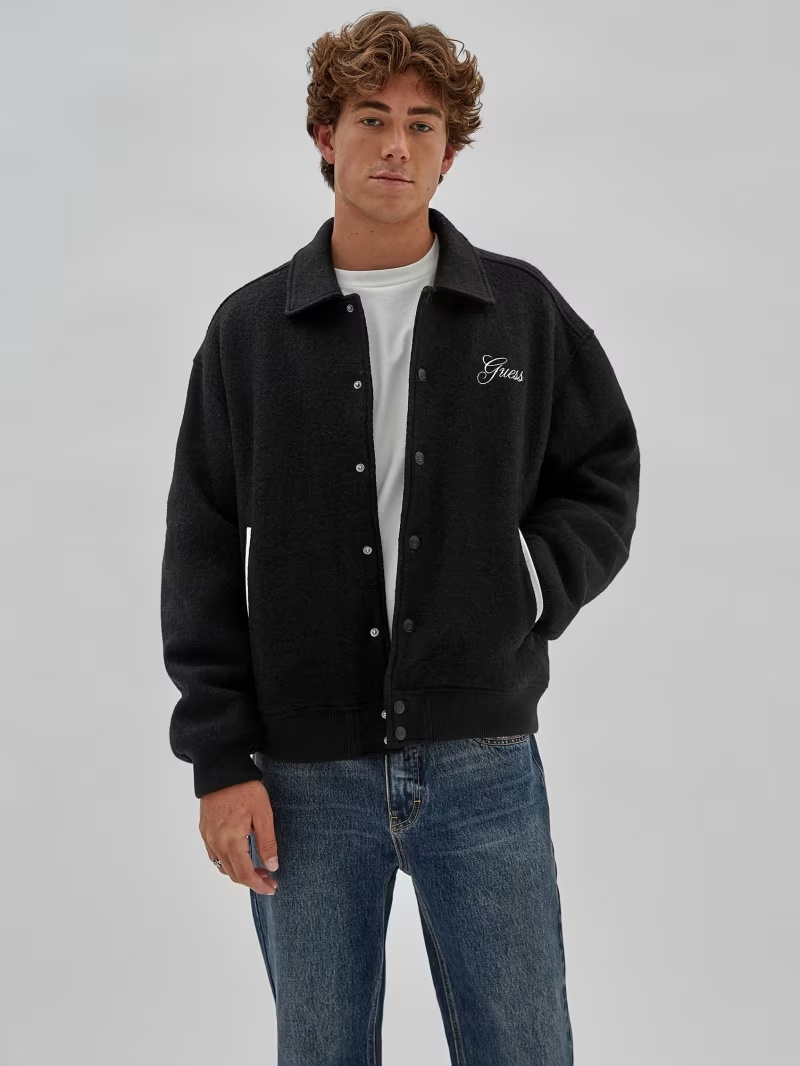 GUESS Originals Wool-Blend Varsity Jacket