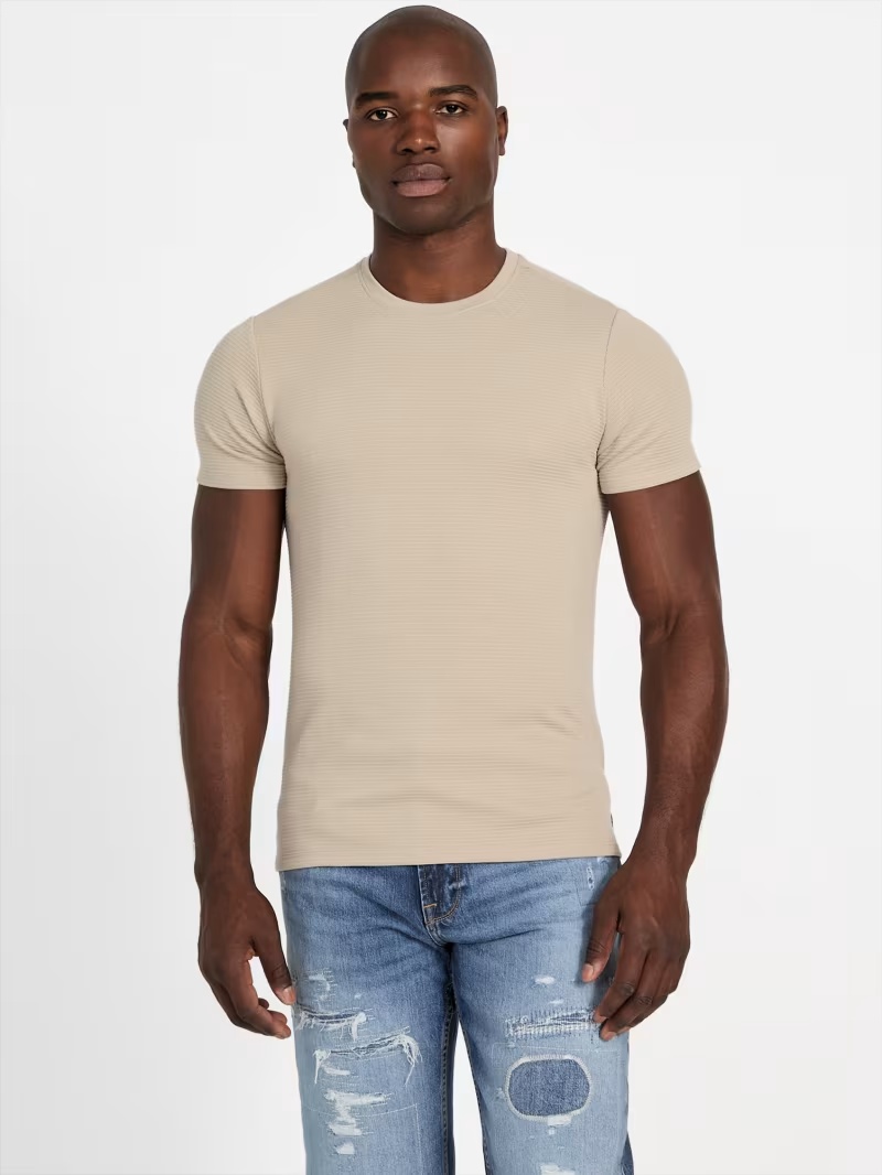 Textured Stripe Tee