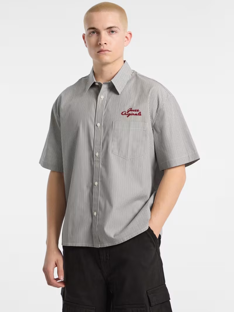 GUESS Originals Eco Striped Poplin Shirt