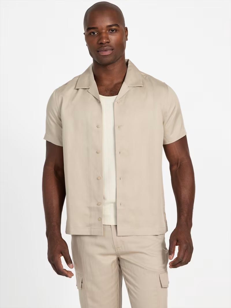 Eco Ari Twill Camp Collar Shirt