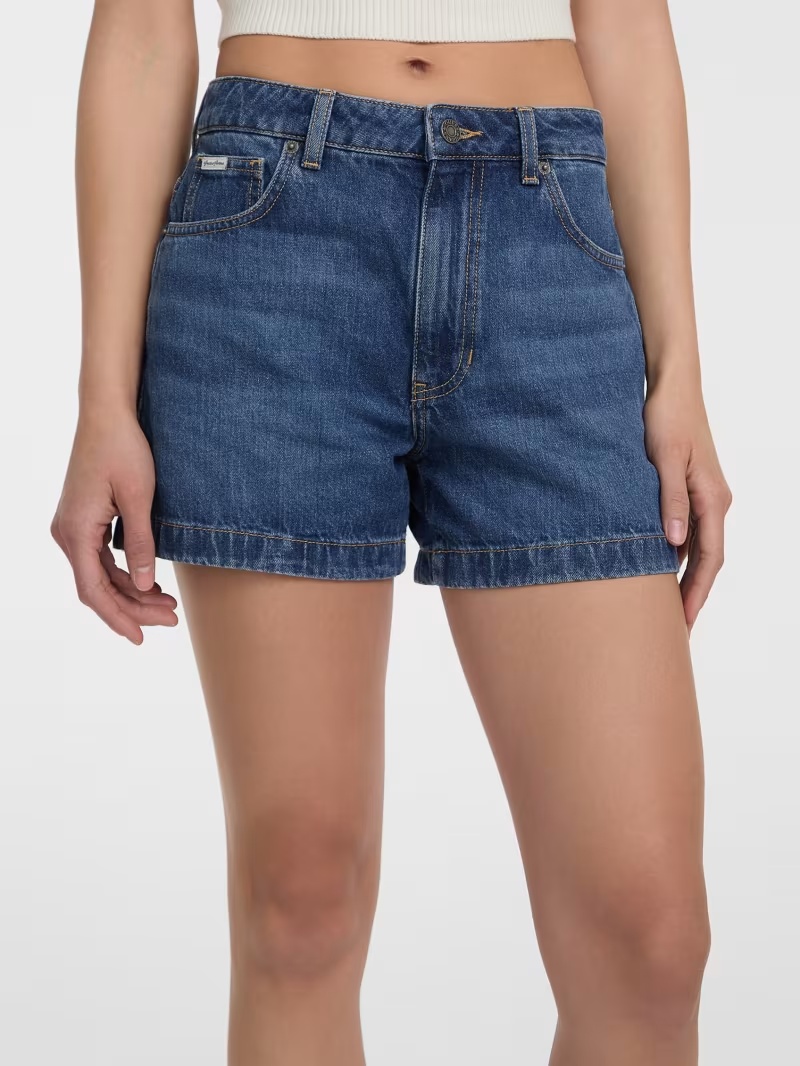 Eco Denim Mom Shorts