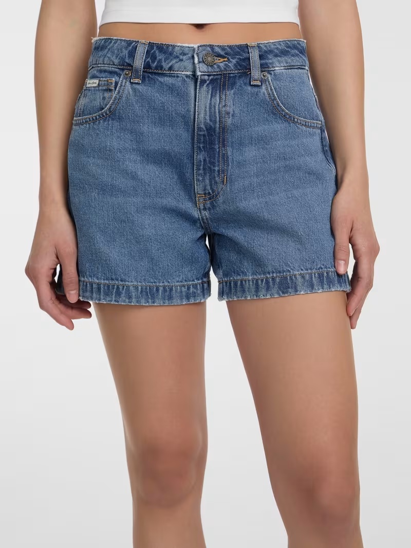 Eco Denim Mom Shorts