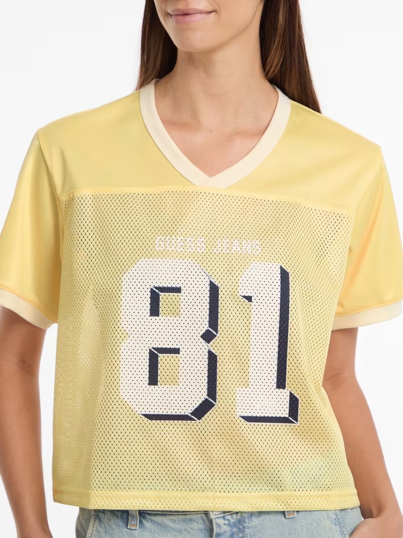 Eco 81 Varsity Boxy Crop Tee