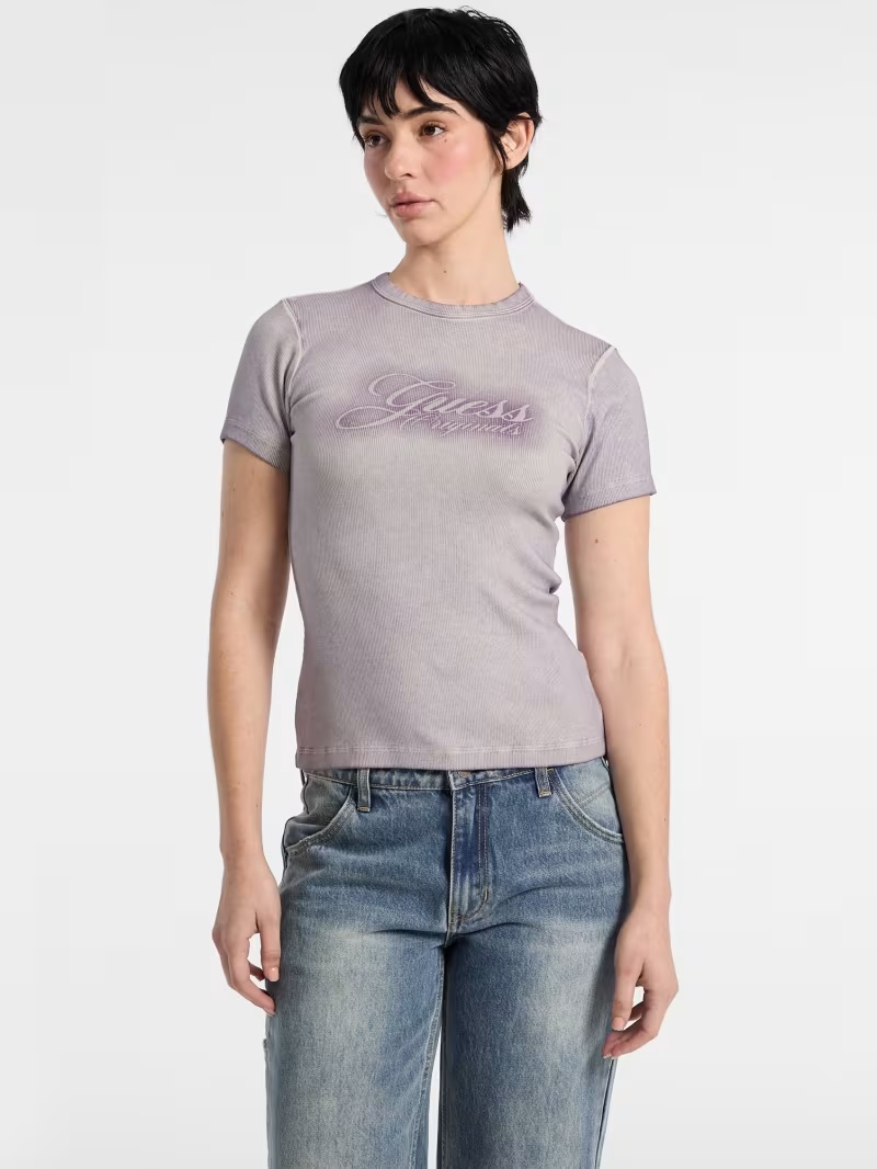 GUESS Originals Eco Ribbed Spray Top