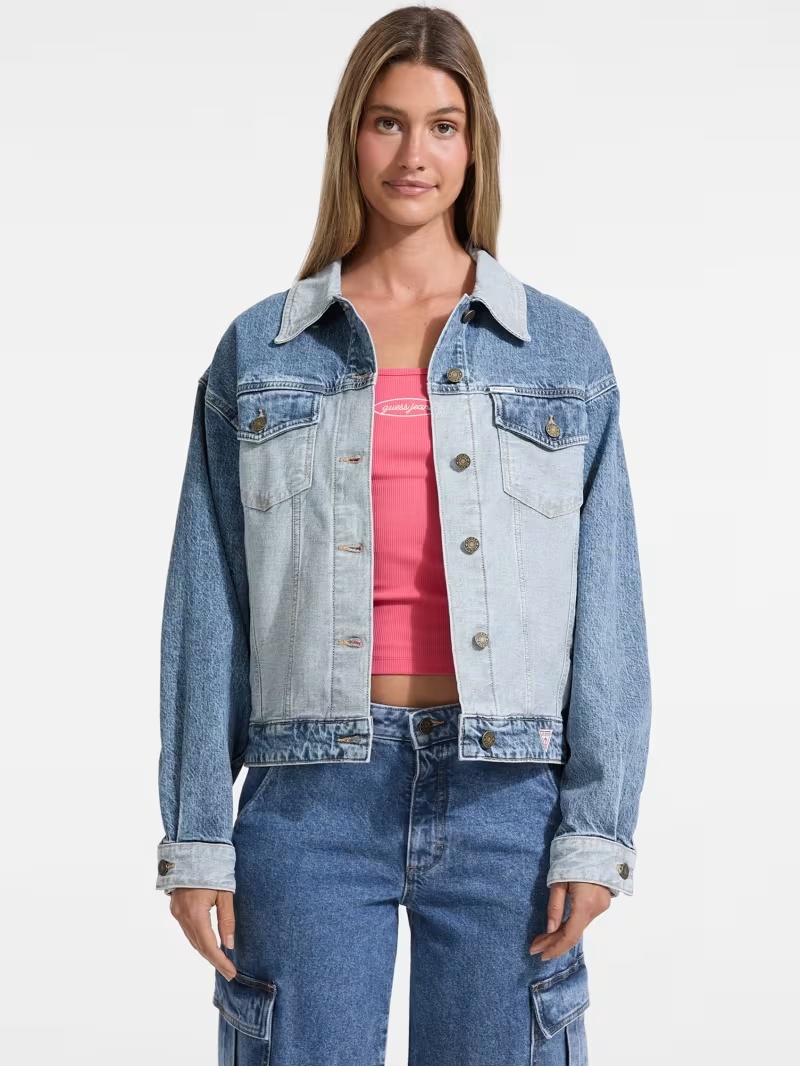 Oversized Denim Trucker Jacket
