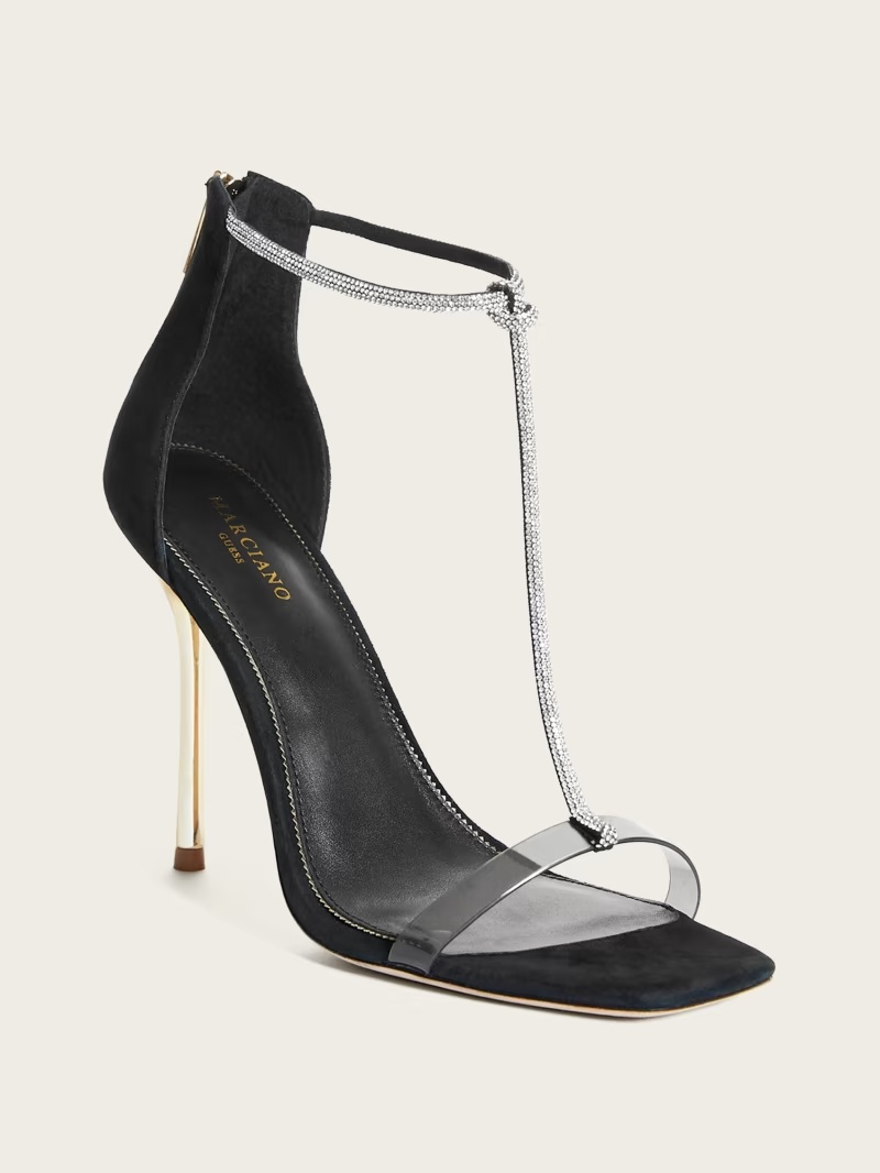 Olivia T-Strap Rhinestone Stiletto