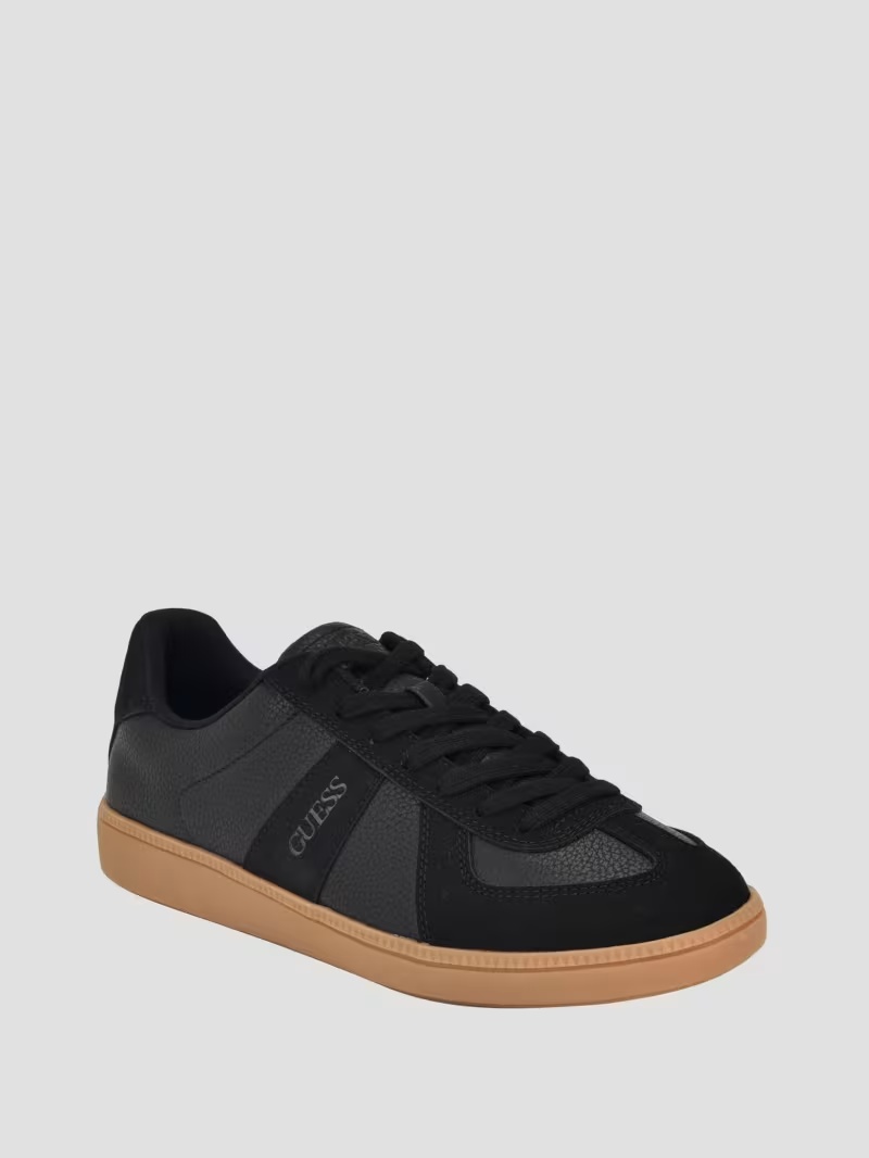 Bishan Faux-Leather Sneakers
