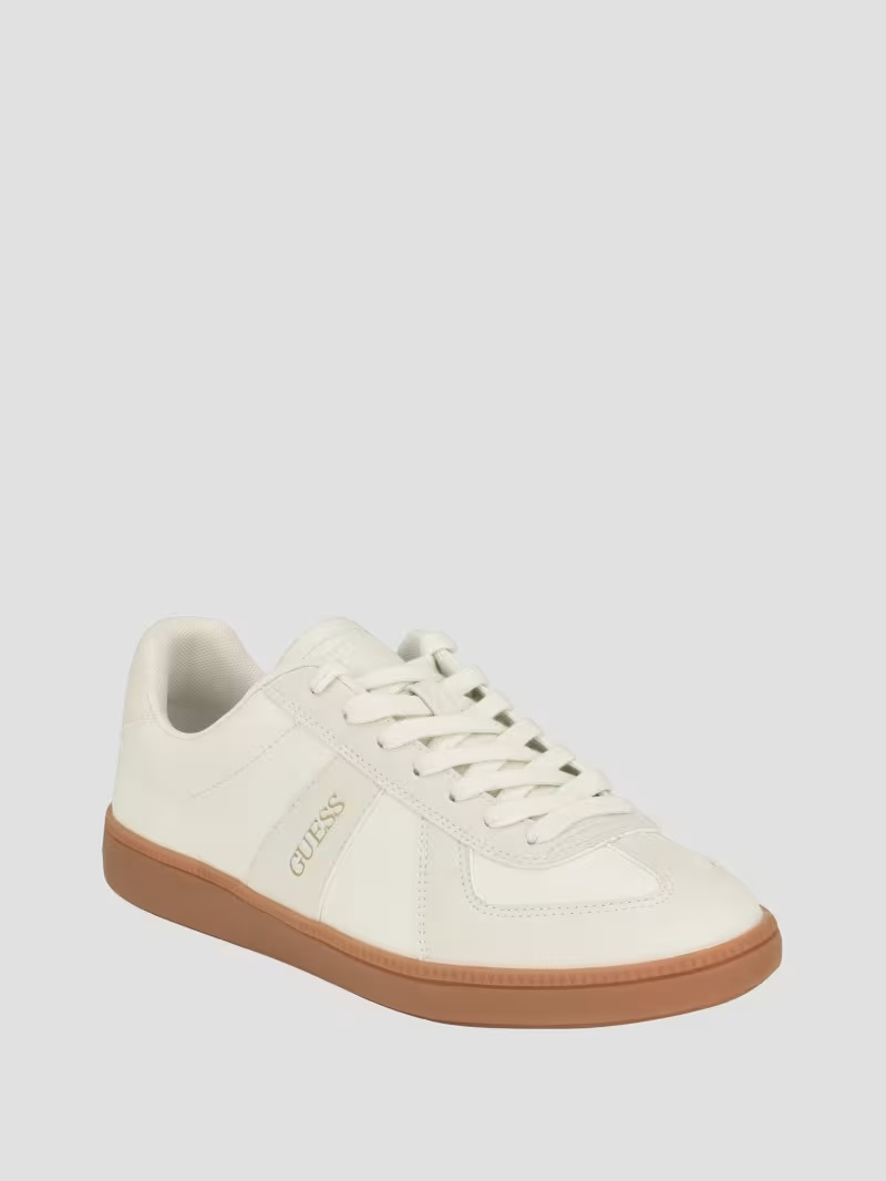 Bishan Faux-Leather Sneakers