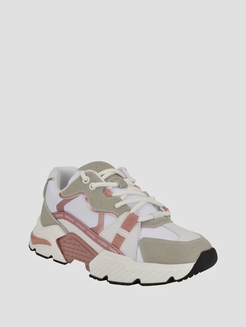 Carrli Metallic Color-Block Sneakers